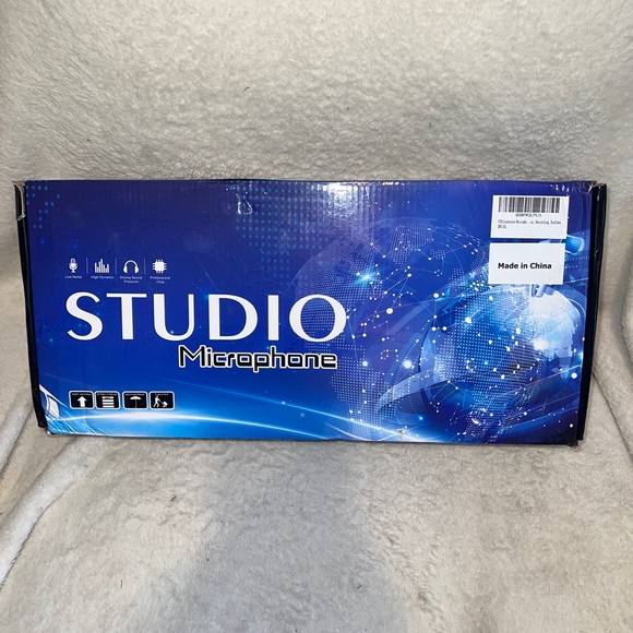 USB Microphone Kit Streaming Podcast PC Cardioid Condenser Computer Mic New! - Picture 8 of 12